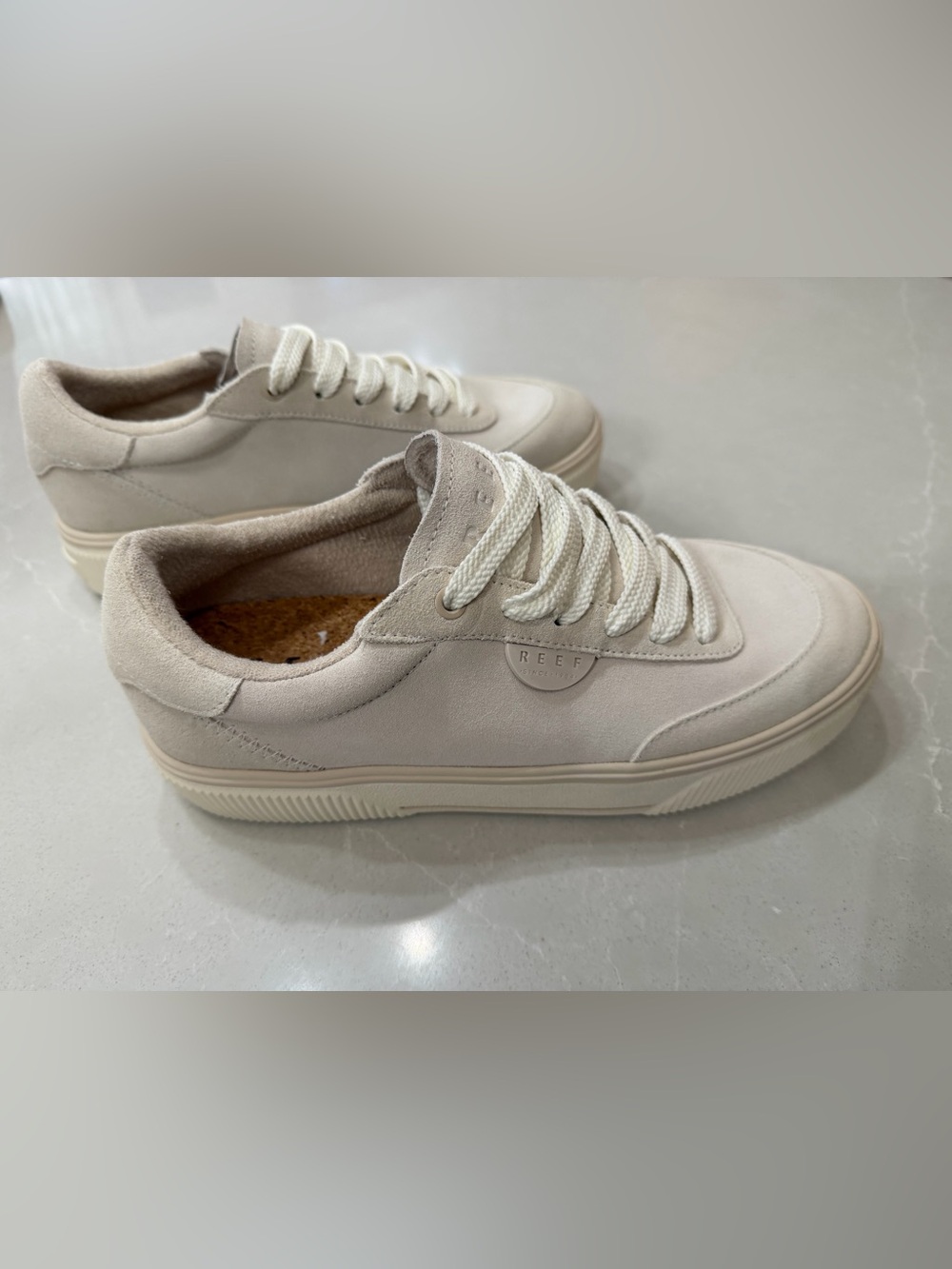 NWT Reef Women's Low-Top Sneakers in Light Beige/Cream